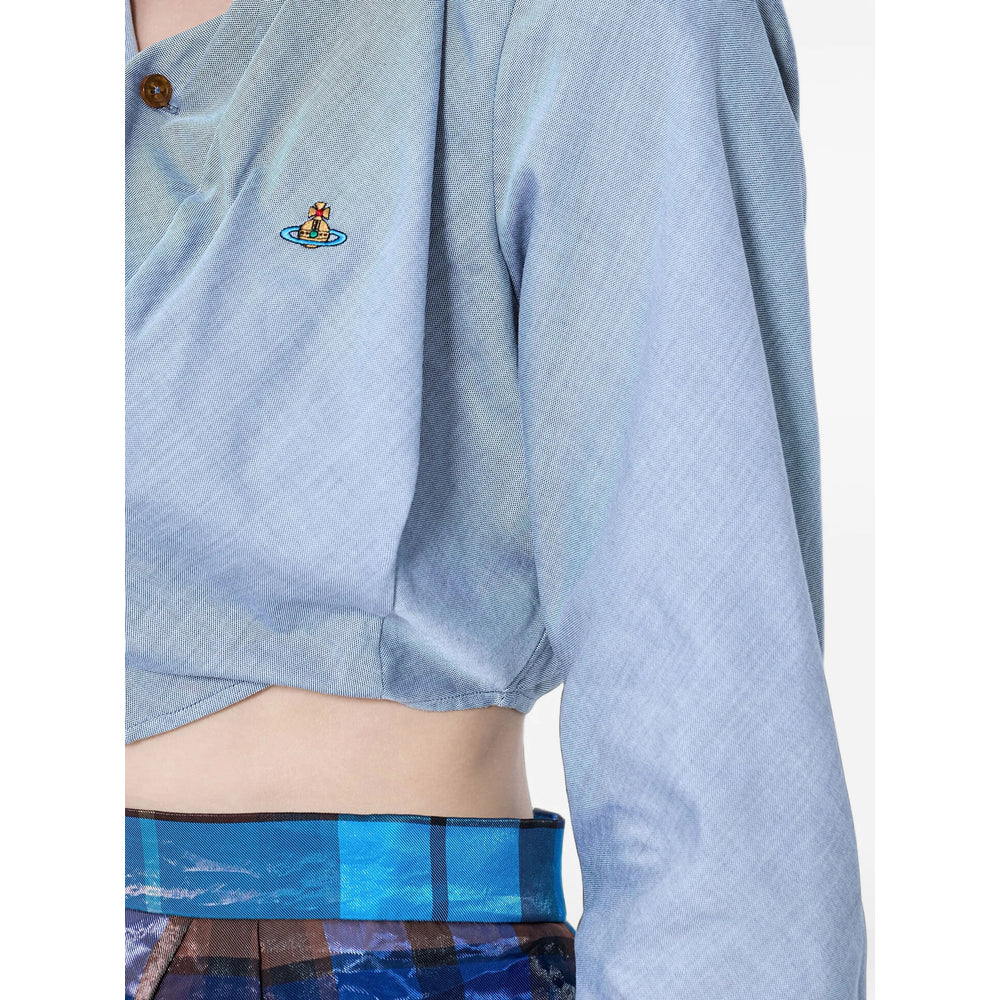 Vivienne Westwood Blue Tops - Shirts Women VIVIENNE WESTWOOD