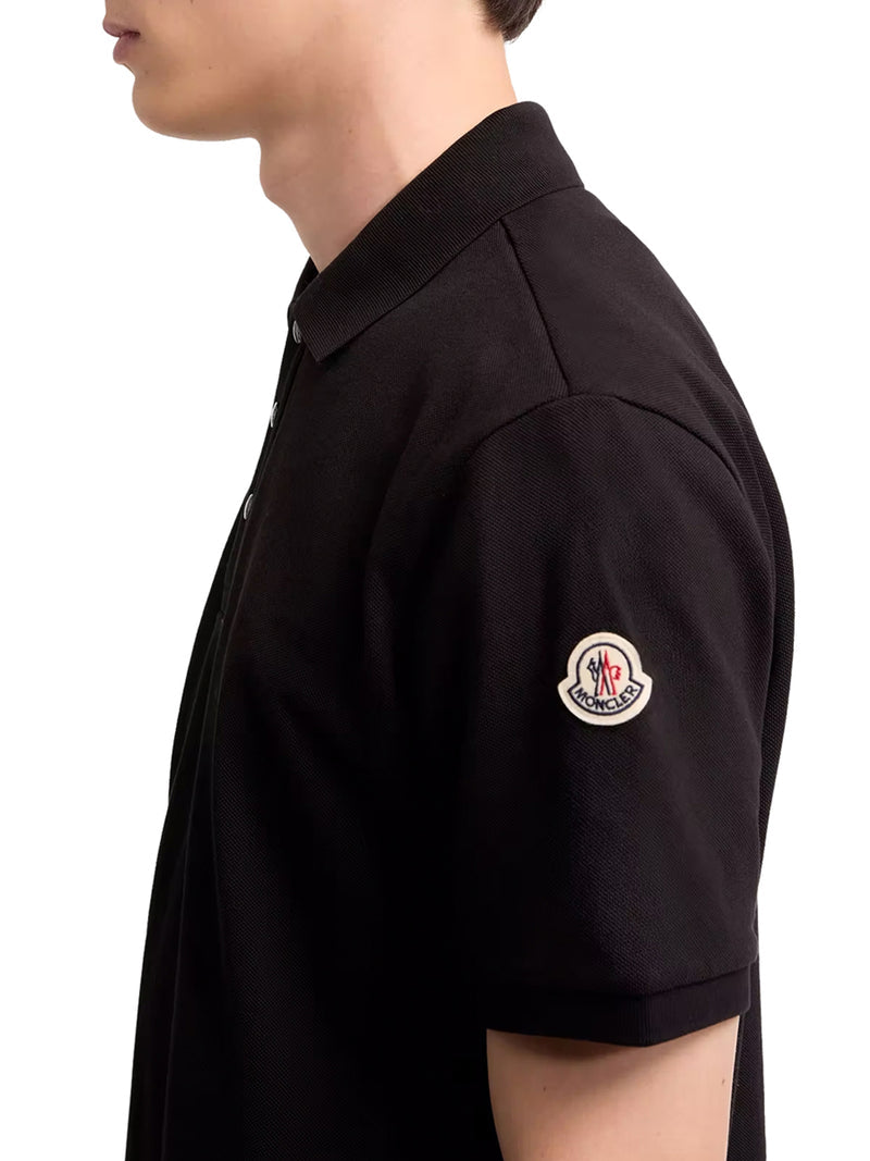 Moncler Men Cotton Piqué Polo Shirt With Logo MONCLER