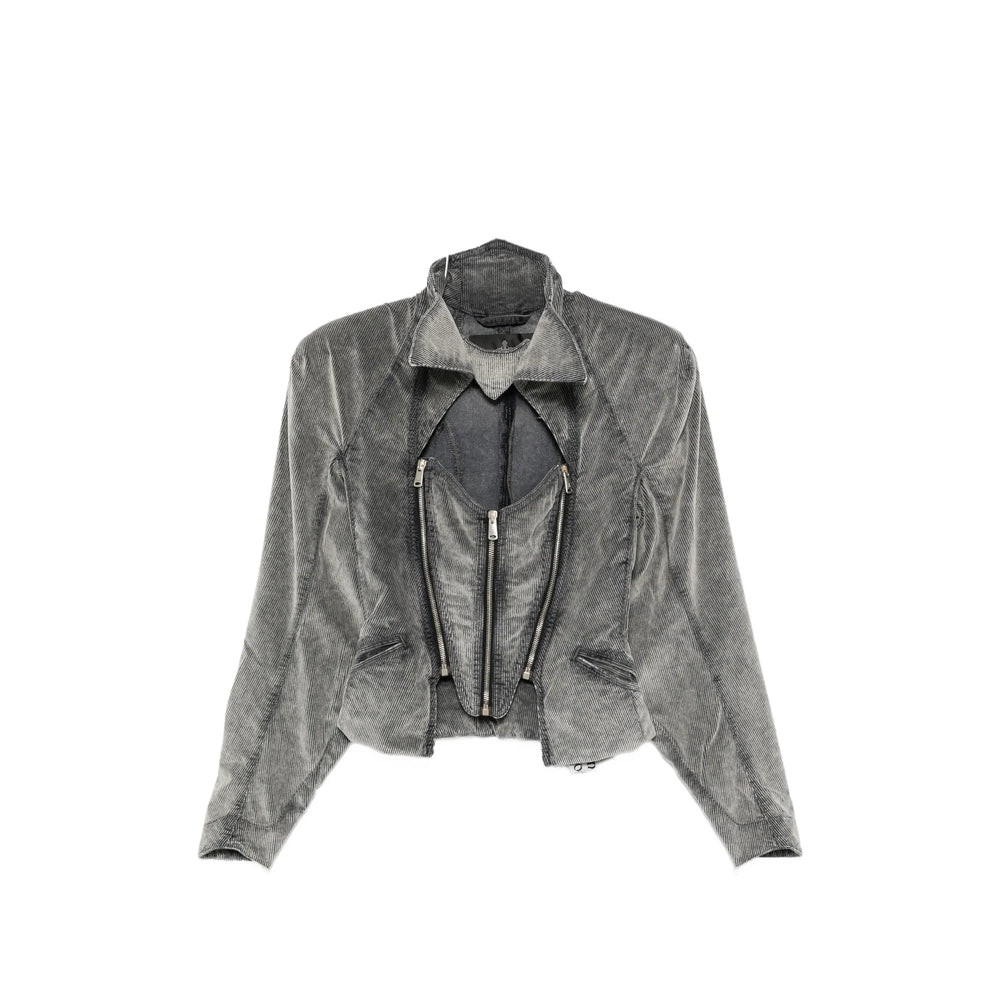 Vivienne Westwood Grey Jackets - Denim Jackets Women VIVIENNE WESTWOOD