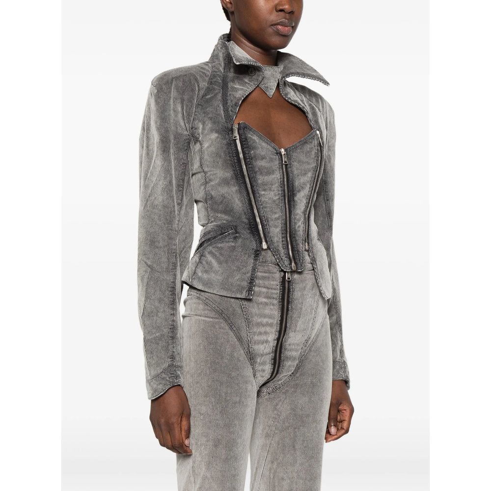 Vivienne Westwood Grey Jackets - Denim Jackets Women VIVIENNE WESTWOOD