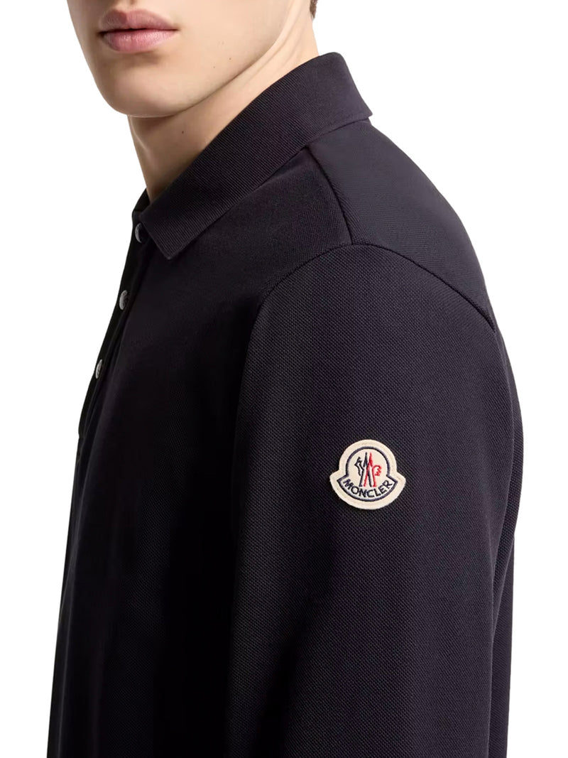 Moncler Men Cotton Piqué Polo Shirt With Logo MONCLER
