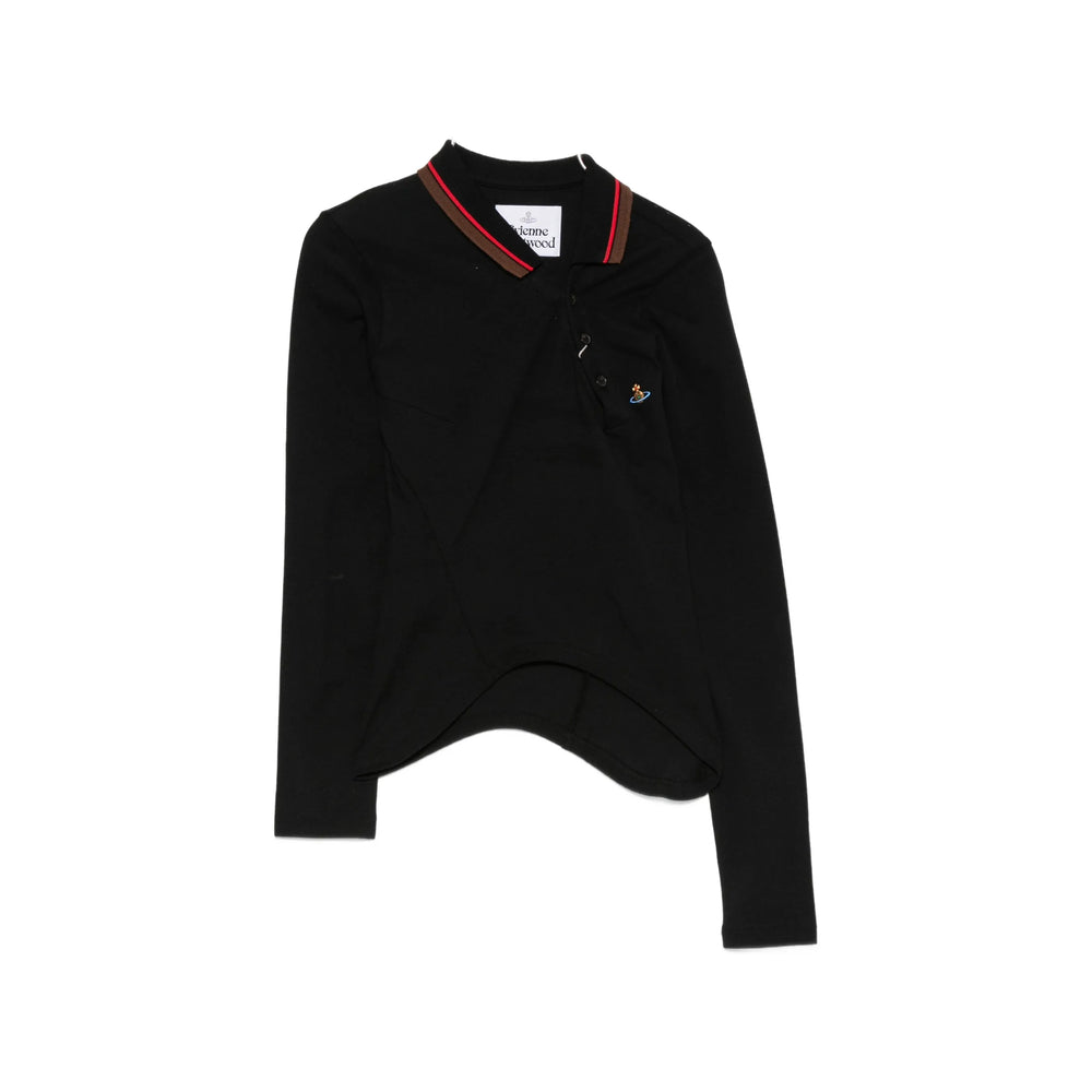 Vivienne Westwood Black Tops - Polo Tops Women VIVIENNE WESTWOOD