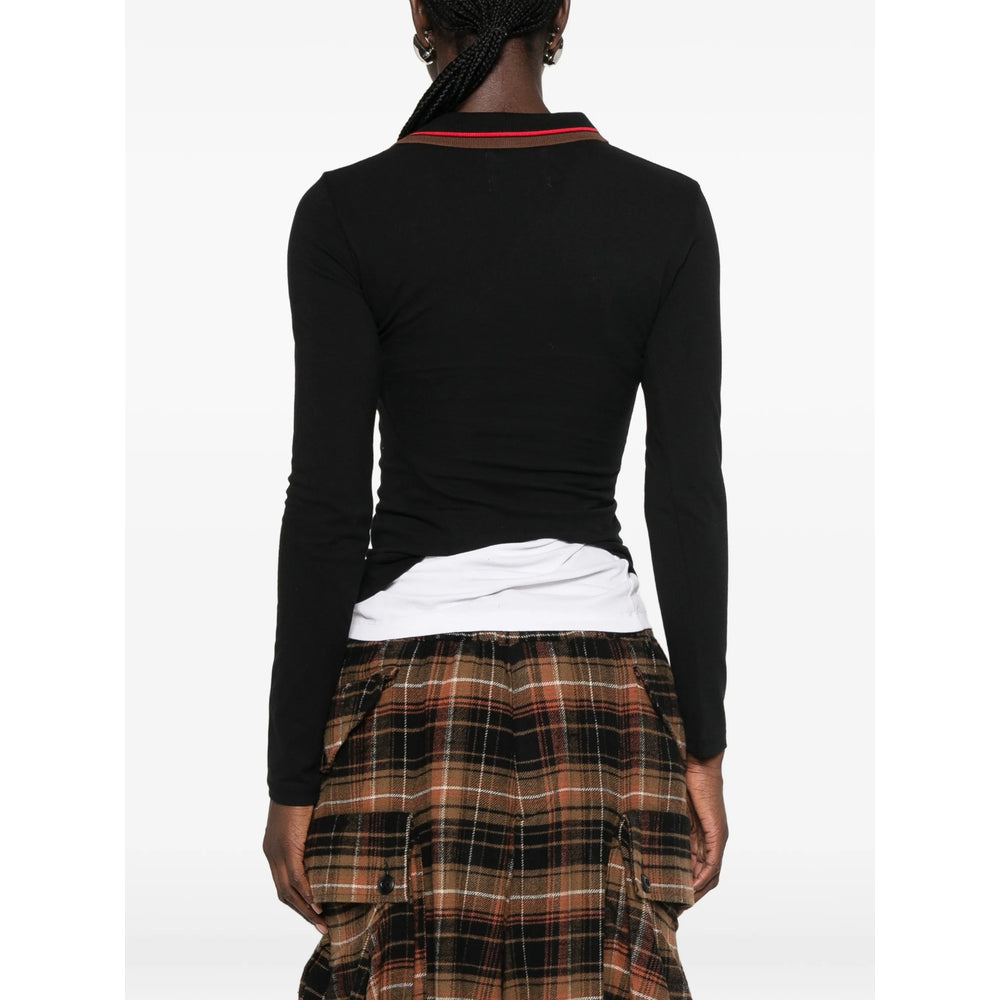 Vivienne Westwood Black Tops - Polo Tops Women VIVIENNE WESTWOOD