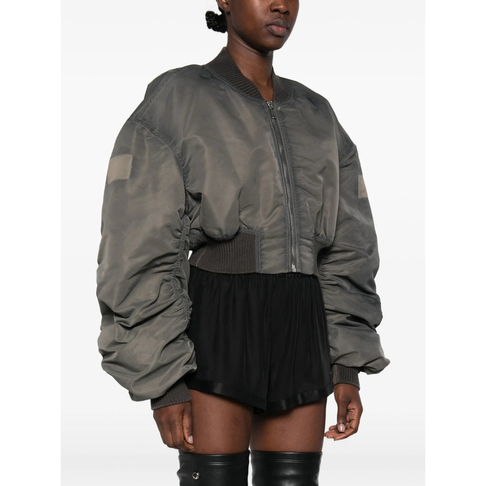 Rick Owens Grey Jackets - Bomber Jackets Women RICK OWENS