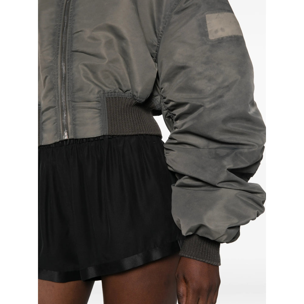 Rick Owens Green Jackets Women RICK OWENS
