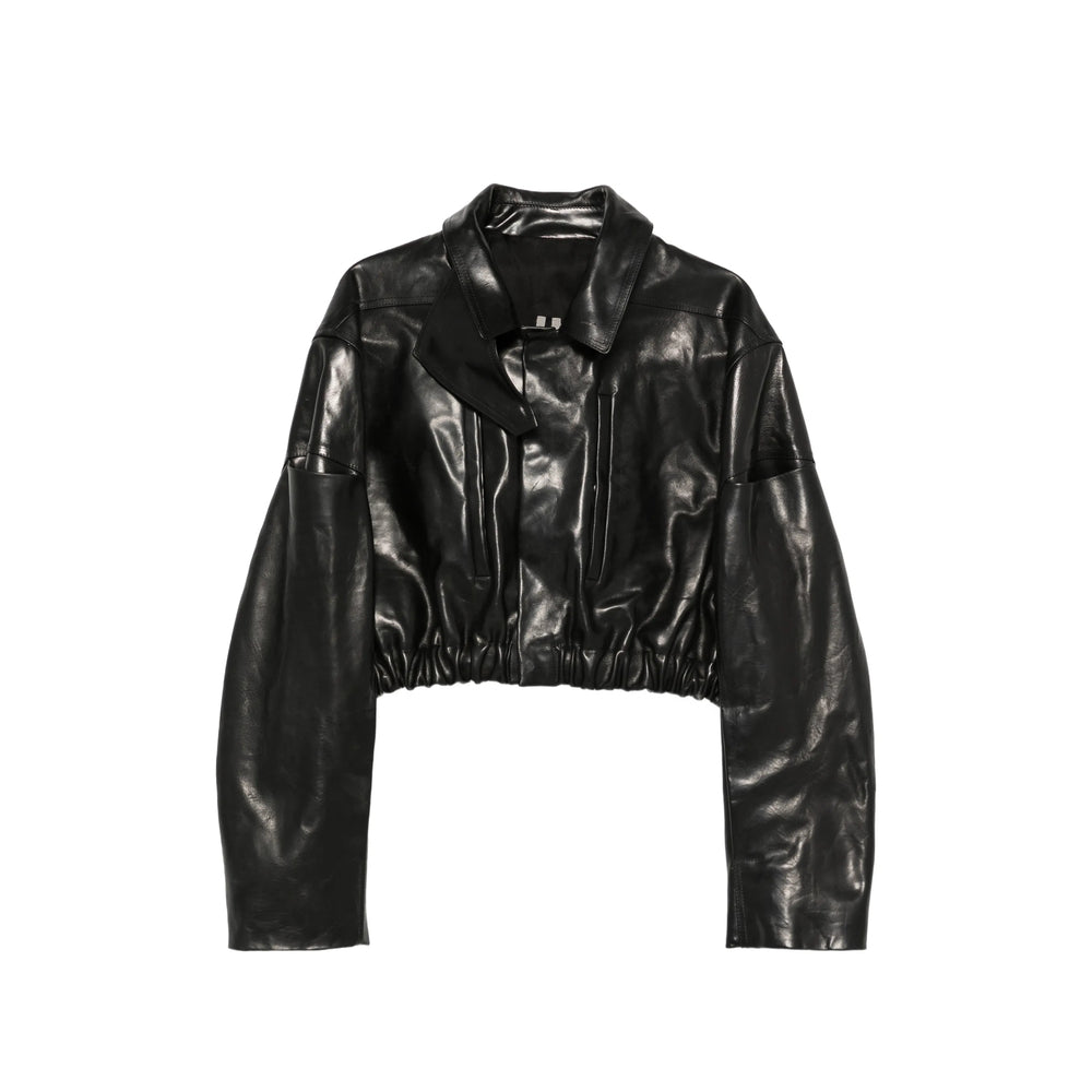 Rick Owens Black Jackets - Leather Jackets Women RICK OWENS