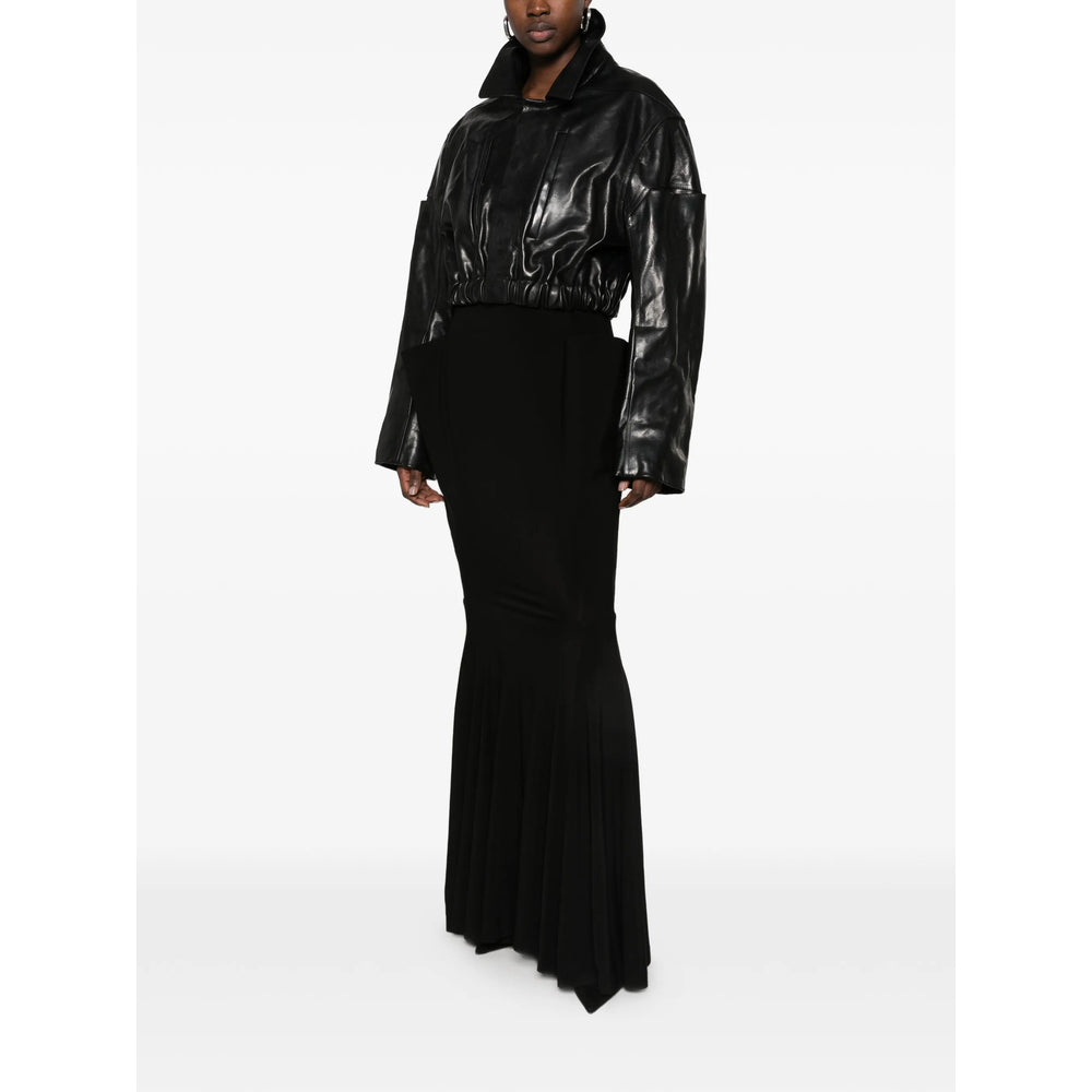 Rick Owens Black Jackets - Leather Jackets Women RICK OWENS