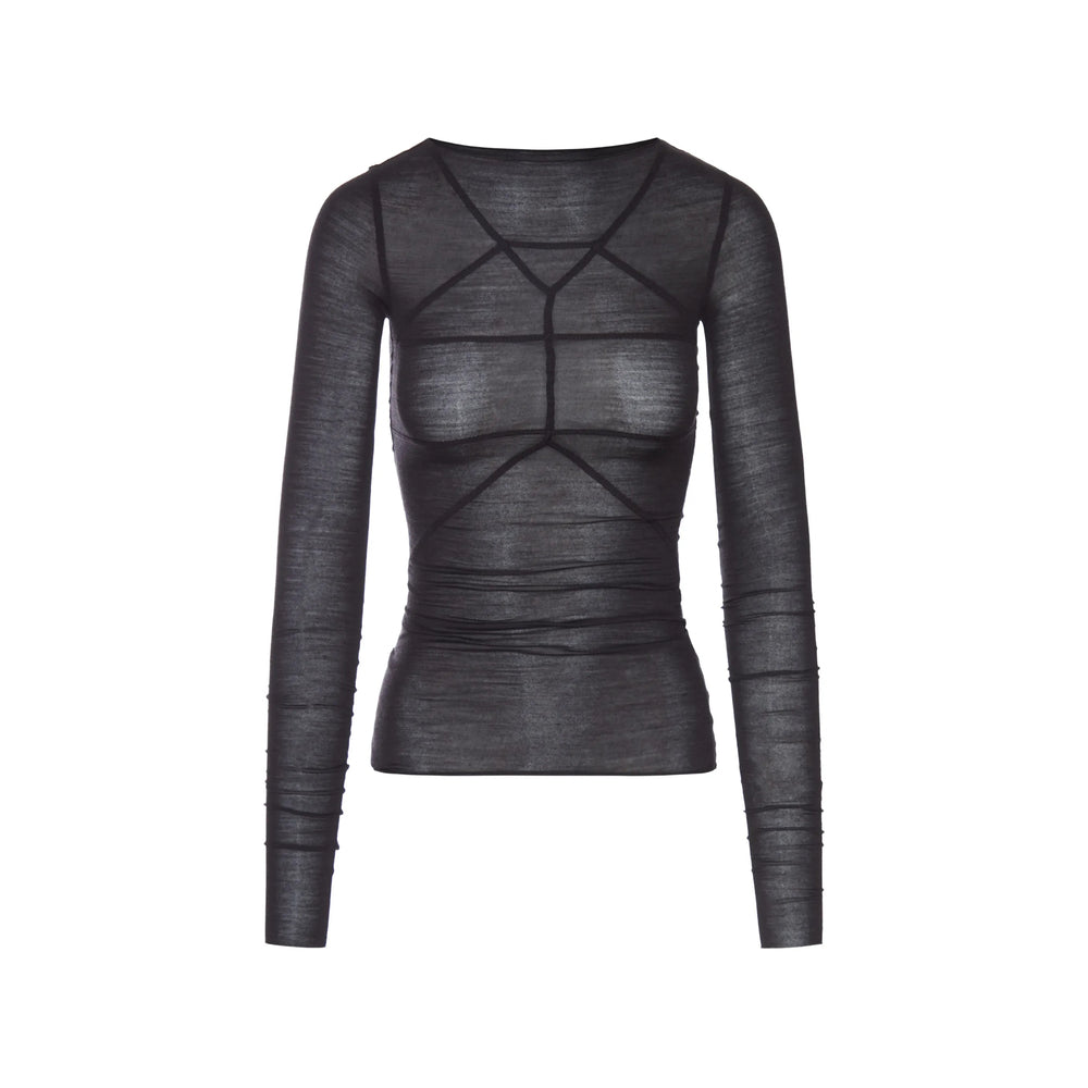 Rick Owens Black Tops - T-Shirts & Jerseys Women RICK OWENS