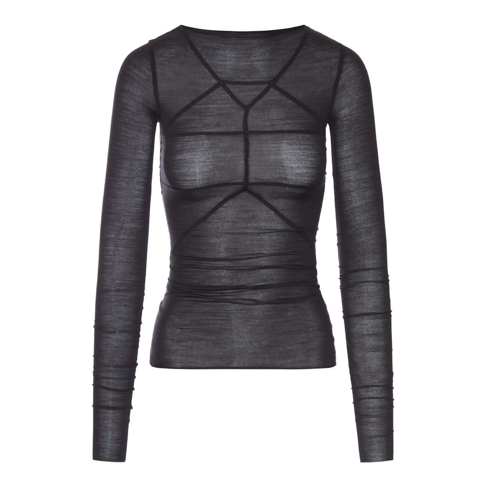Rick Owens Black Tops - T-Shirts & Jerseys Women RICK OWENS