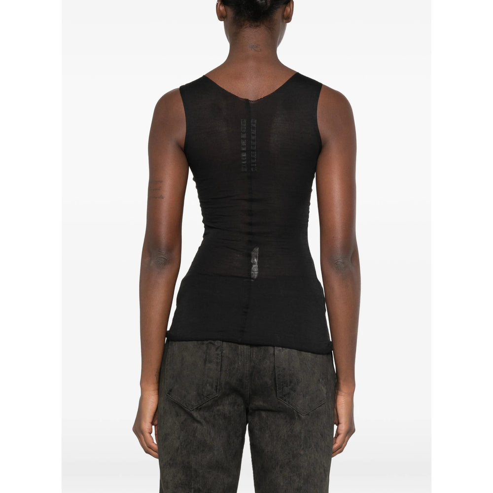 Rick Owens Black Tops - Vests & Tank Tops Women RICK OWENS