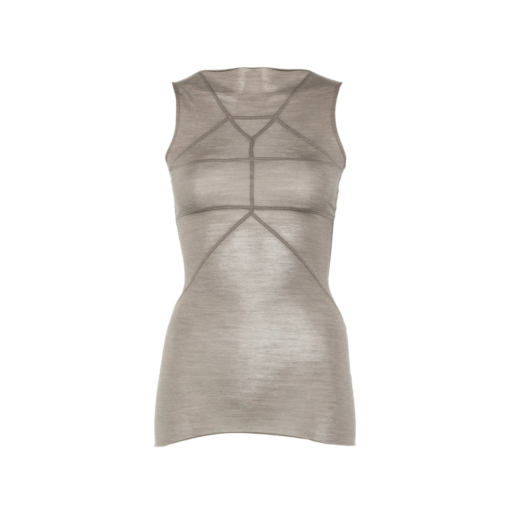 Rick Owens Grey Tops - Vests & Tank Tops Women RICK OWENS
