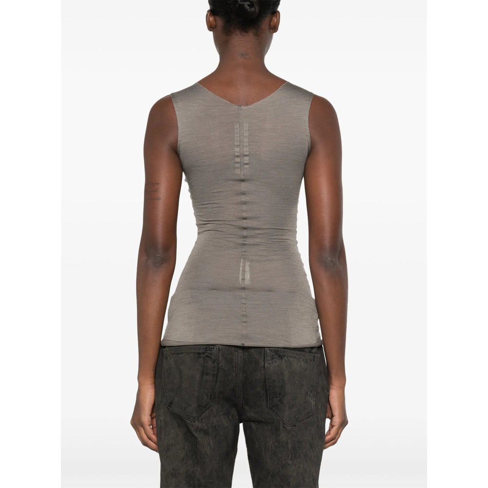 Rick Owens Grey Tops - Vests & Tank Tops Women RICK OWENS