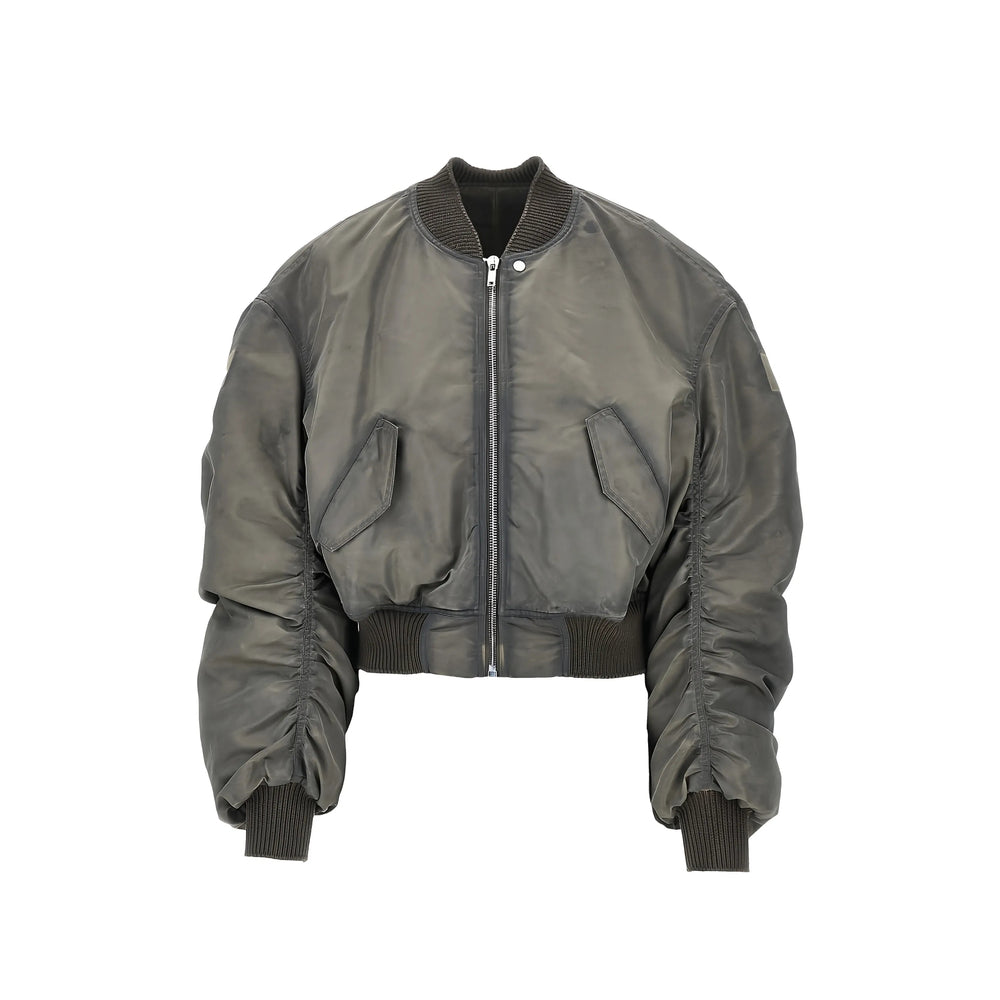 Rick Owens Grey Jackets - Bomber Jackets Men RICK OWENS