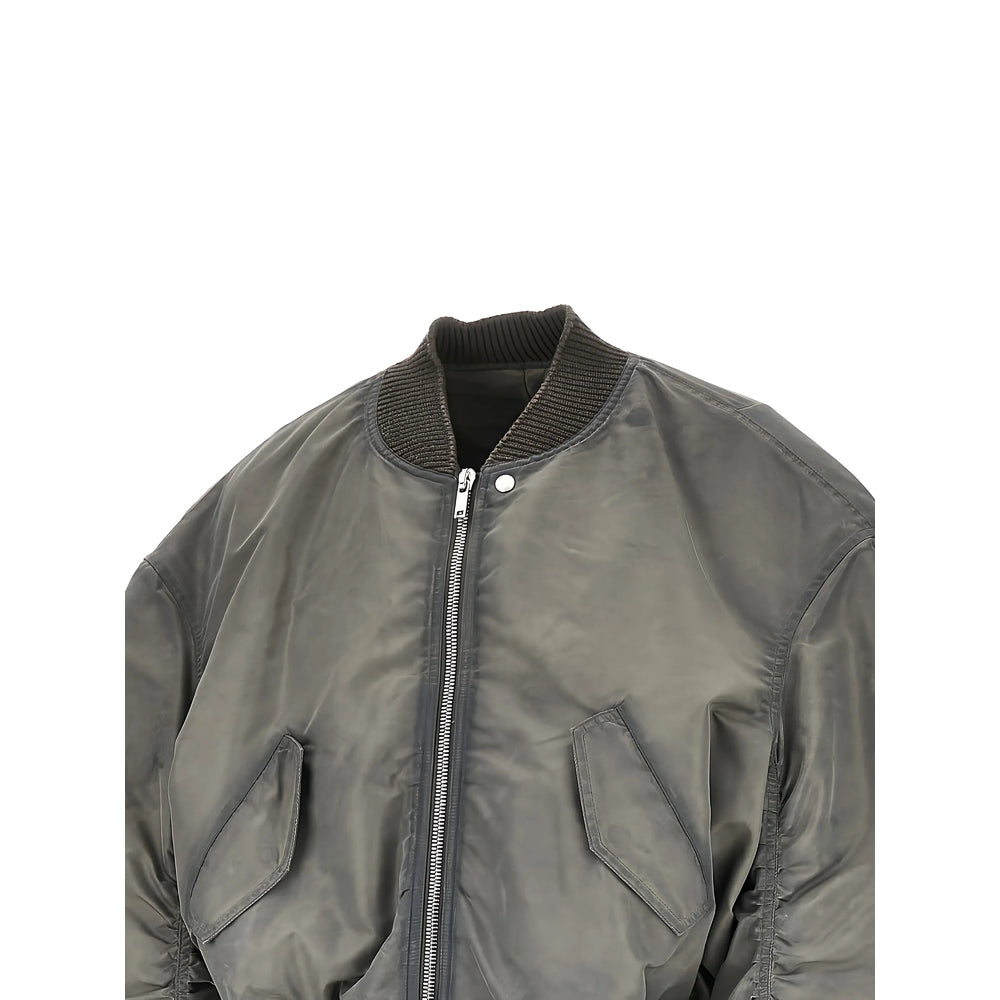 Rick Owens Grey Jackets - Bomber Jackets Men RICK OWENS