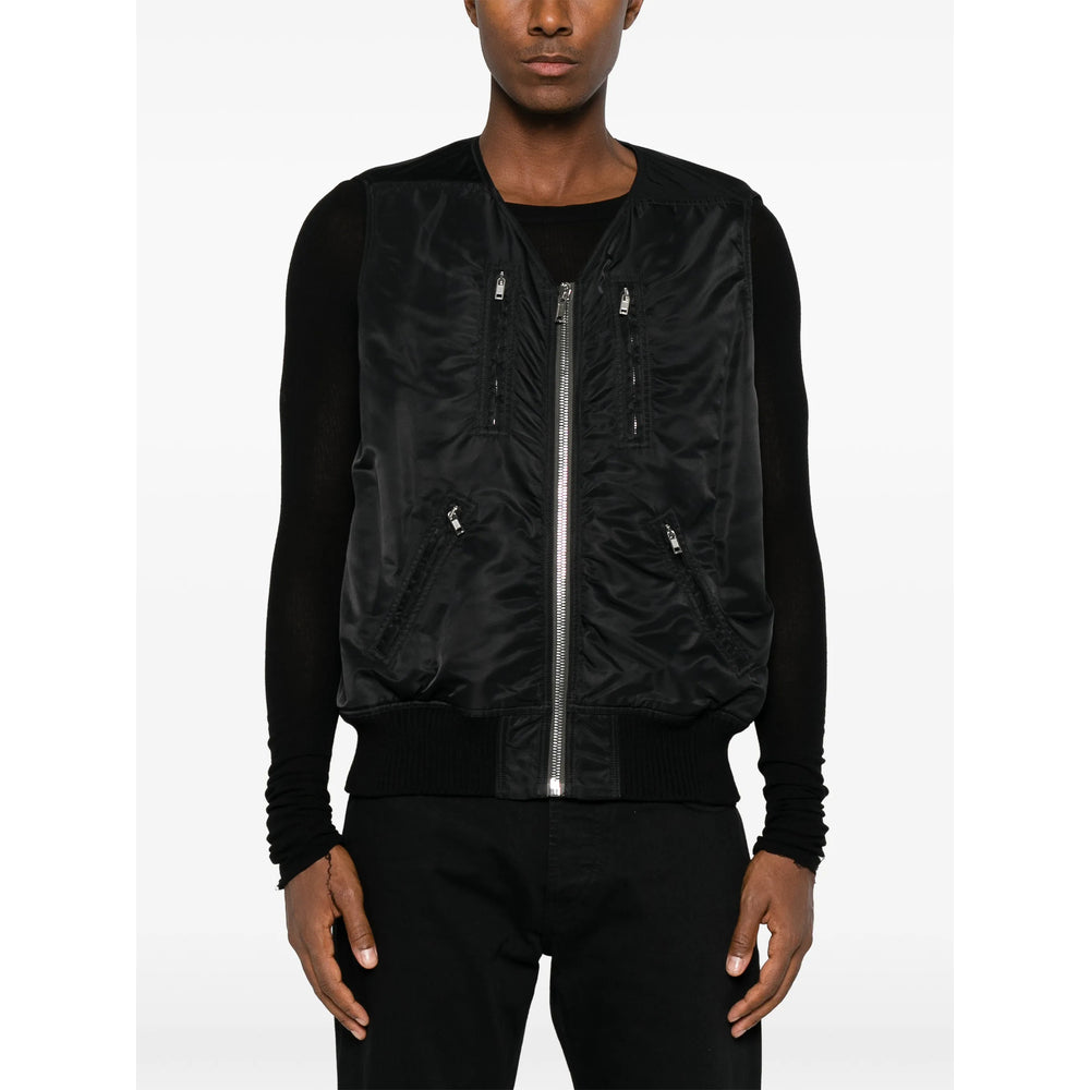 Rick Owens Black Jackets - Bomber Jackets Men RICK OWENS