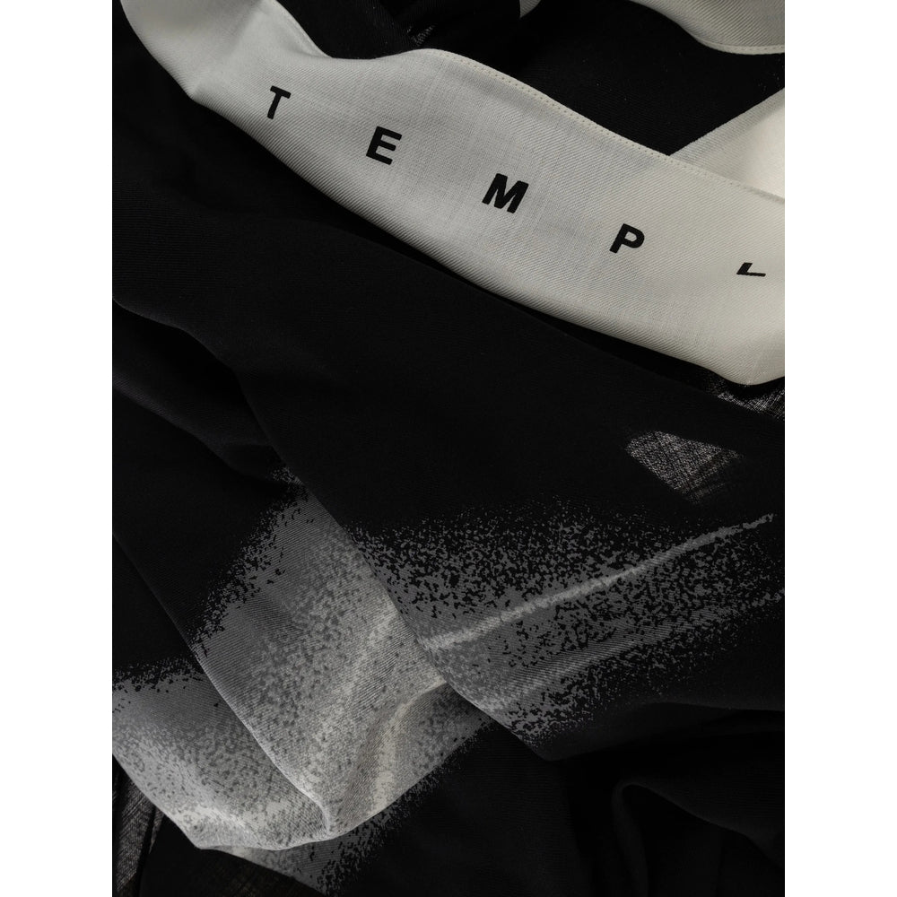 Rick Owens Black Scarves Men RICK OWENS