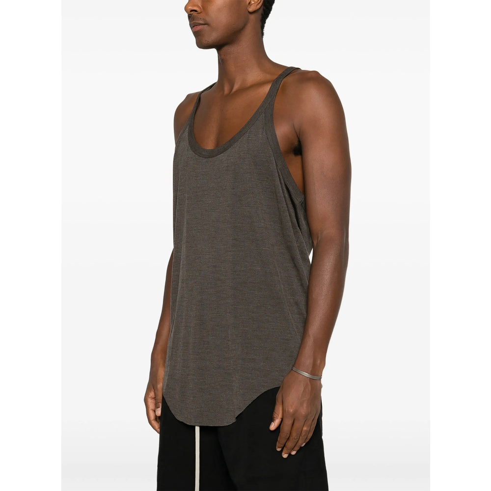 Rick Owens Brown T-Shirts & Vests - Vests & Tanks Men RICK OWENS