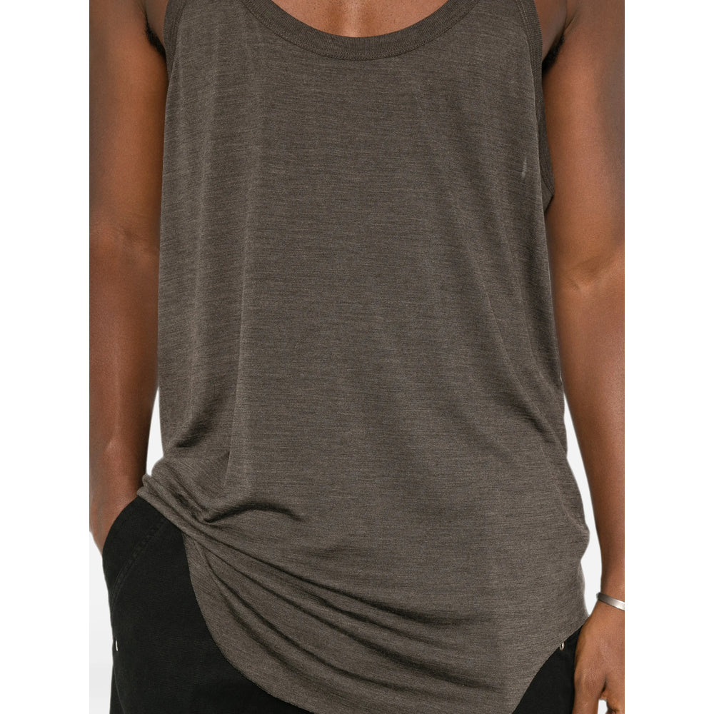 Rick Owens Brown T-Shirts & Vests - Vests & Tanks Men