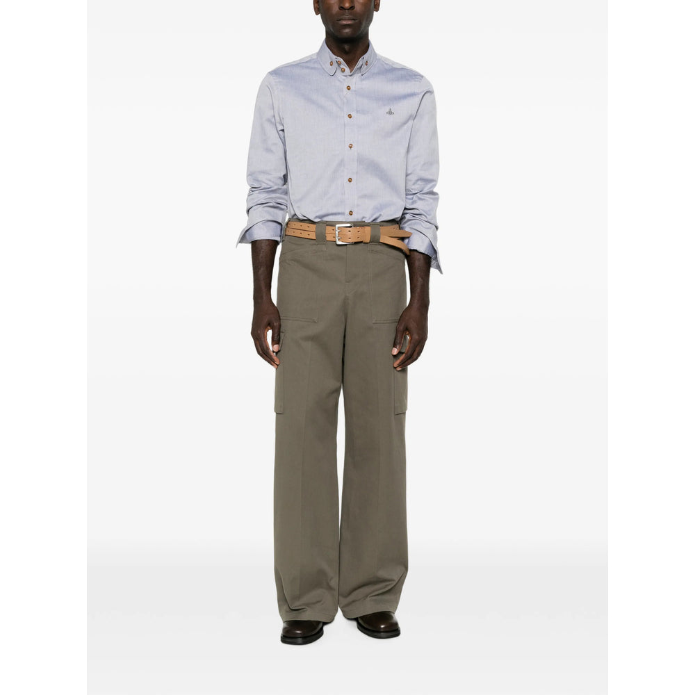 Vivienne Westwood Blue Shirts Men VIVIENNE WESTWOOD