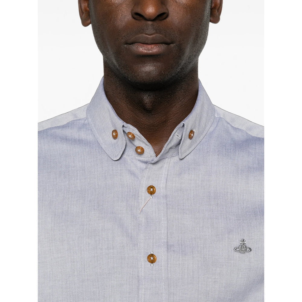 Vivienne Westwood Blue Shirts Men VIVIENNE WESTWOOD