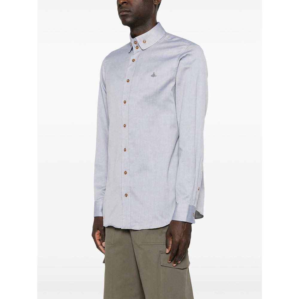 Vivienne Westwood Blue Shirts Men VIVIENNE WESTWOOD