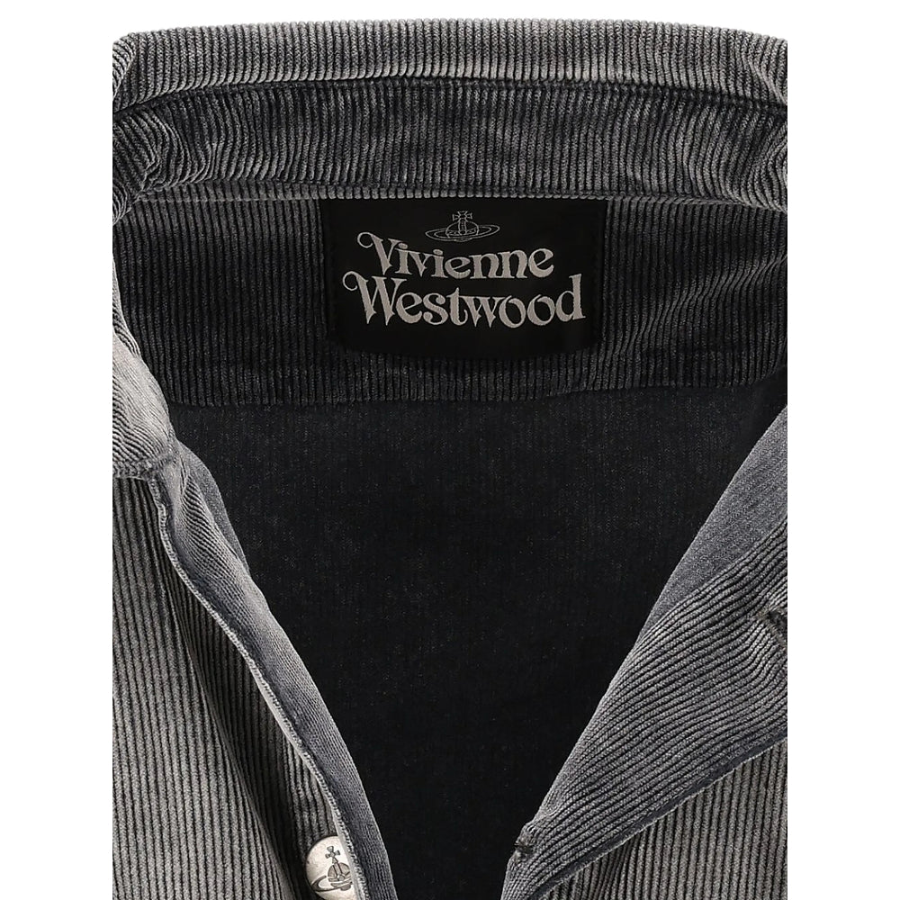 Vivienne Westwood Grey Jackets - Denim Jackets Men VIVIENNE WESTWOOD