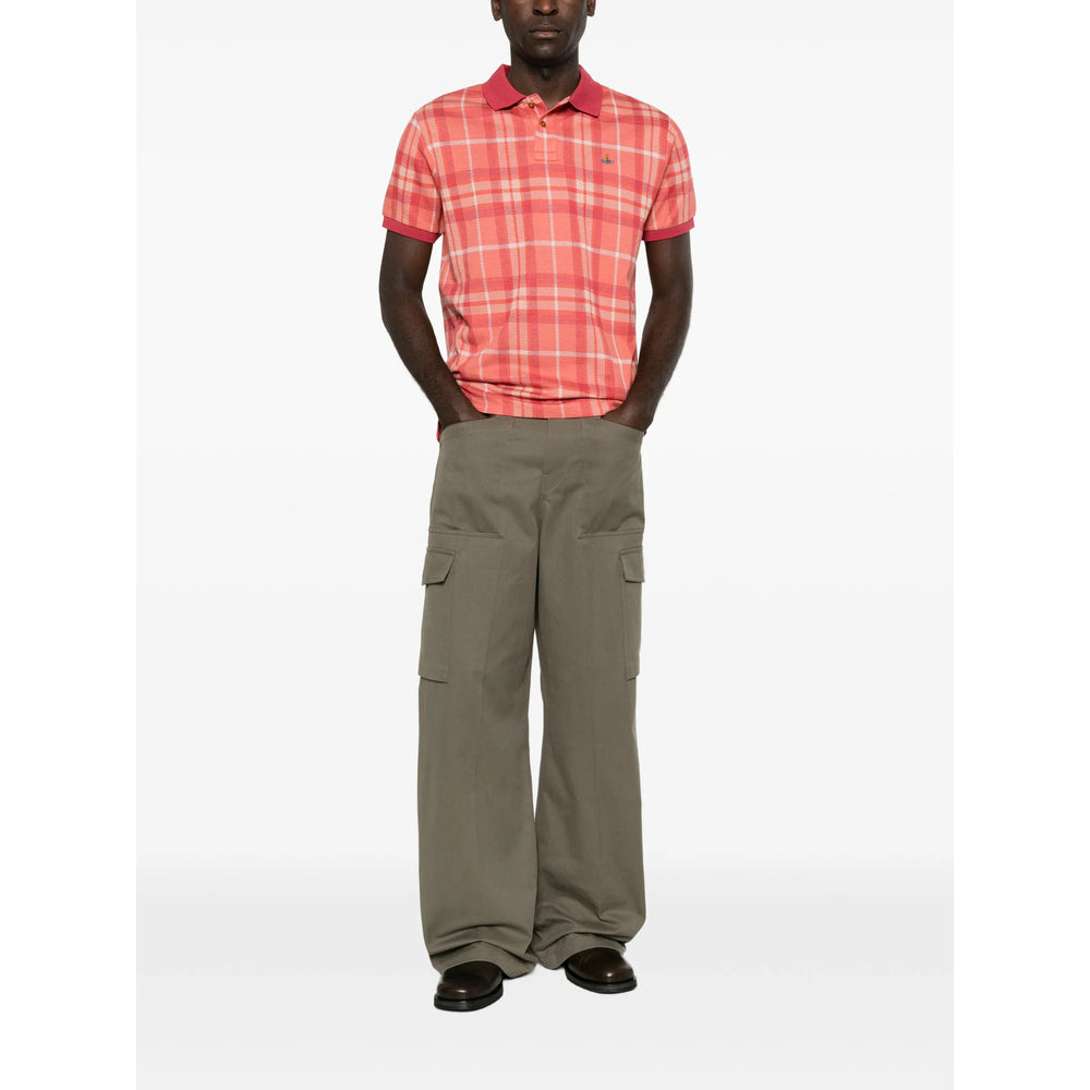 Vivienne Westwood Red Polo Shirts Men VIVIENNE WESTWOOD