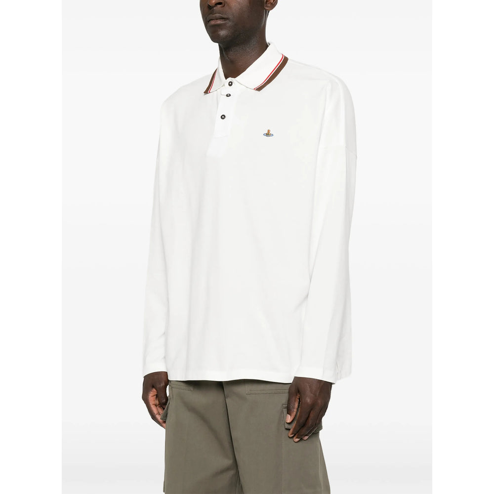 Vivienne Westwood White Polo Shirts Men VIVIENNE WESTWOOD