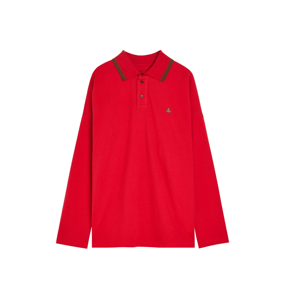 Vivienne Westwood Red Polo Shirts Men VIVIENNE WESTWOOD
