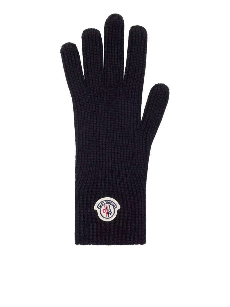 Moncler Men Logo-Detailed Wool Gloves MONCLER