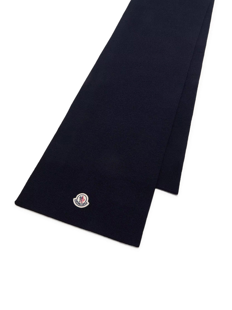 Moncler Men Wool Scarf With Logo MONCLER