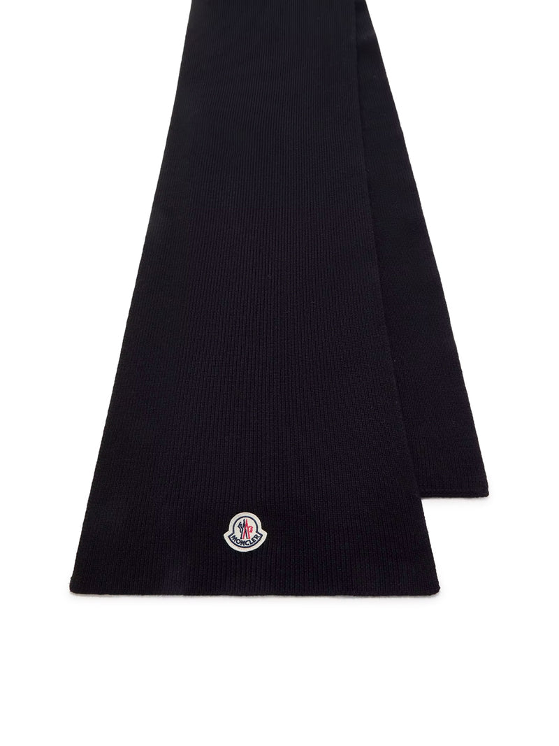 Moncler Men Wool Scarf With Logo MONCLER