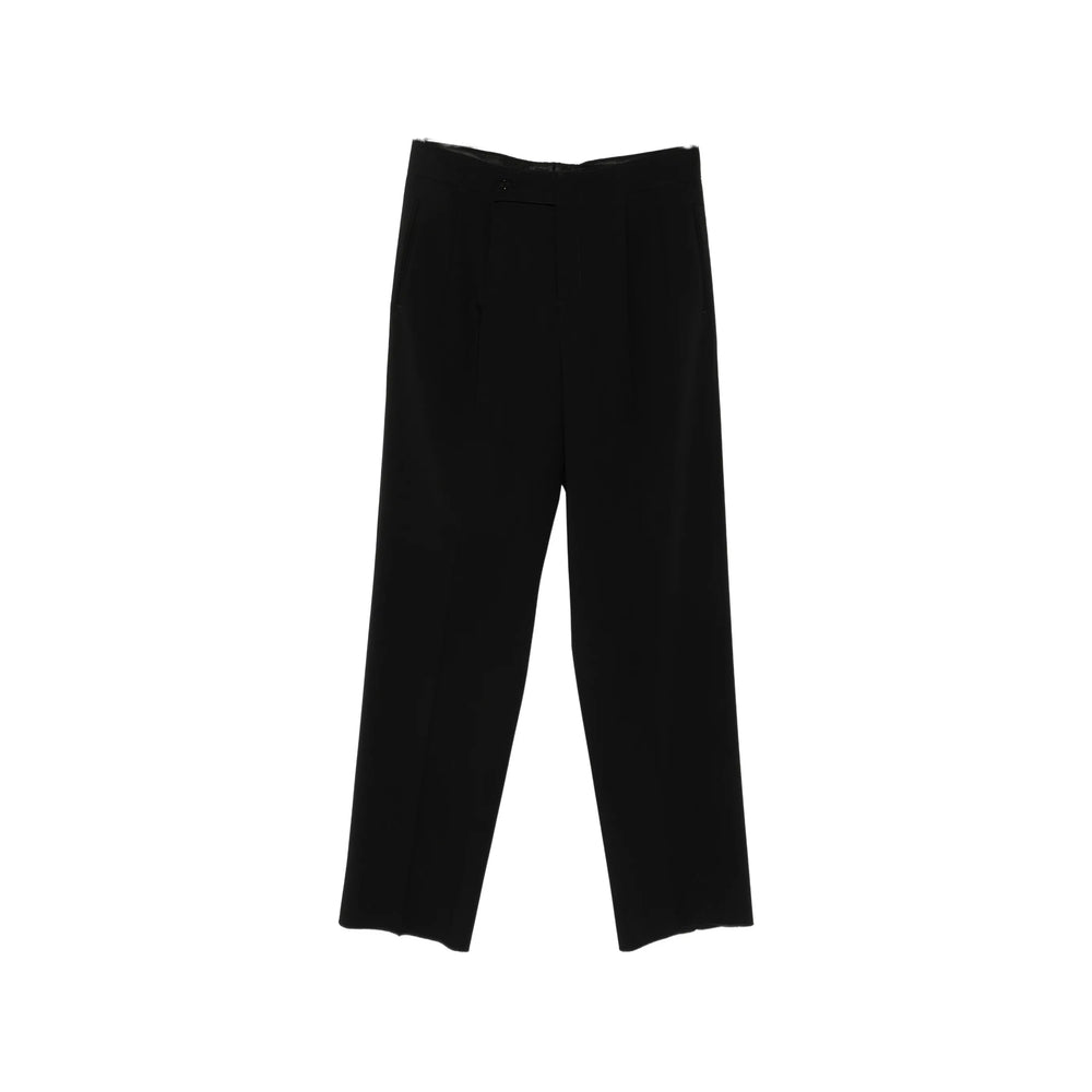 Giorgio Armani Black Trousers - Wide-Leg Trousers Men GIORGIO ARMANI