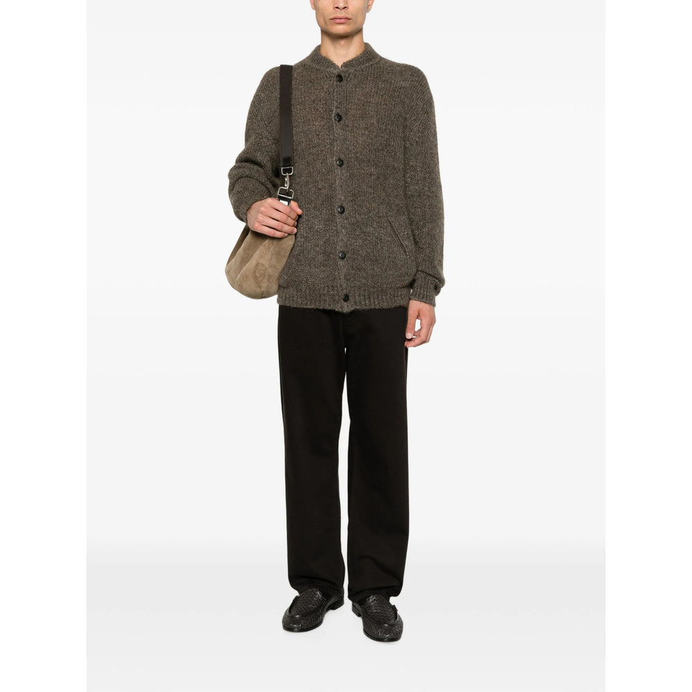 Giorgio Armani Brown Sweaters & Knitwear - Cardigans Men GIORGIO ARMANI
