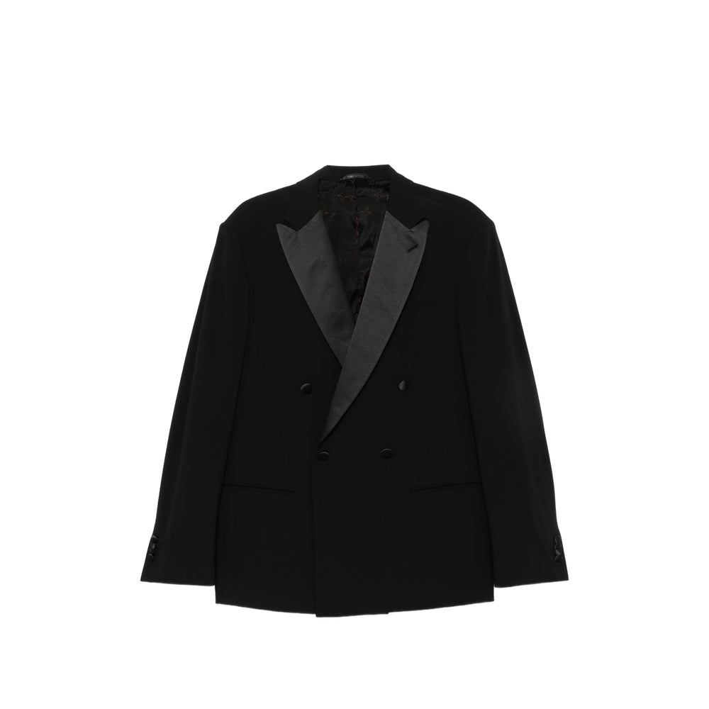 Giorgio Armani Black Jackets - Blazers Men GIORGIO ARMANI