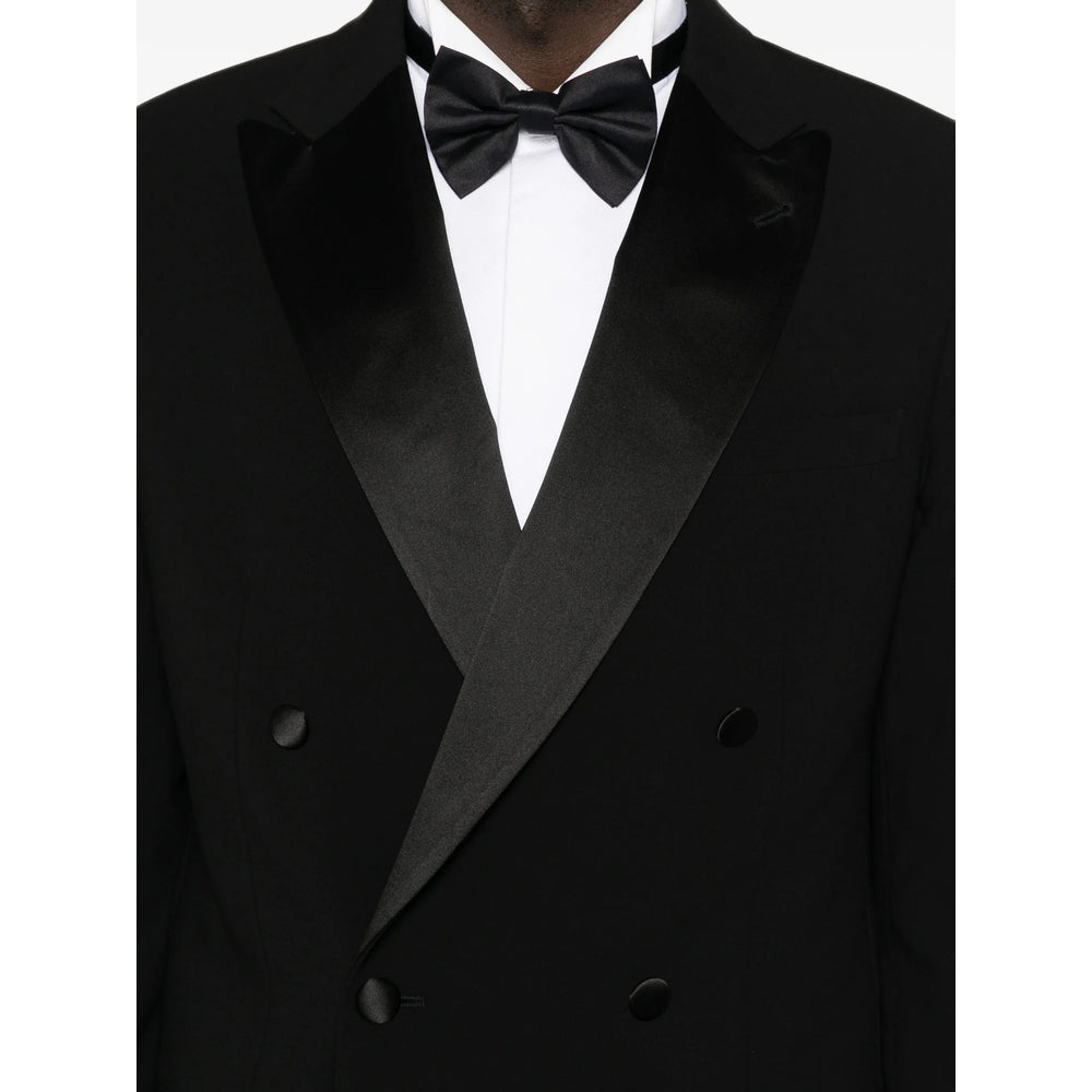 Giorgio Armani Black Jackets - Blazers Men GIORGIO ARMANI