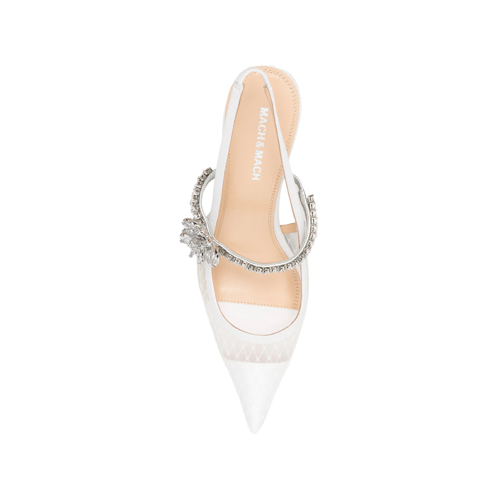 Mach & Mach White Shoes Women MACH & MACH