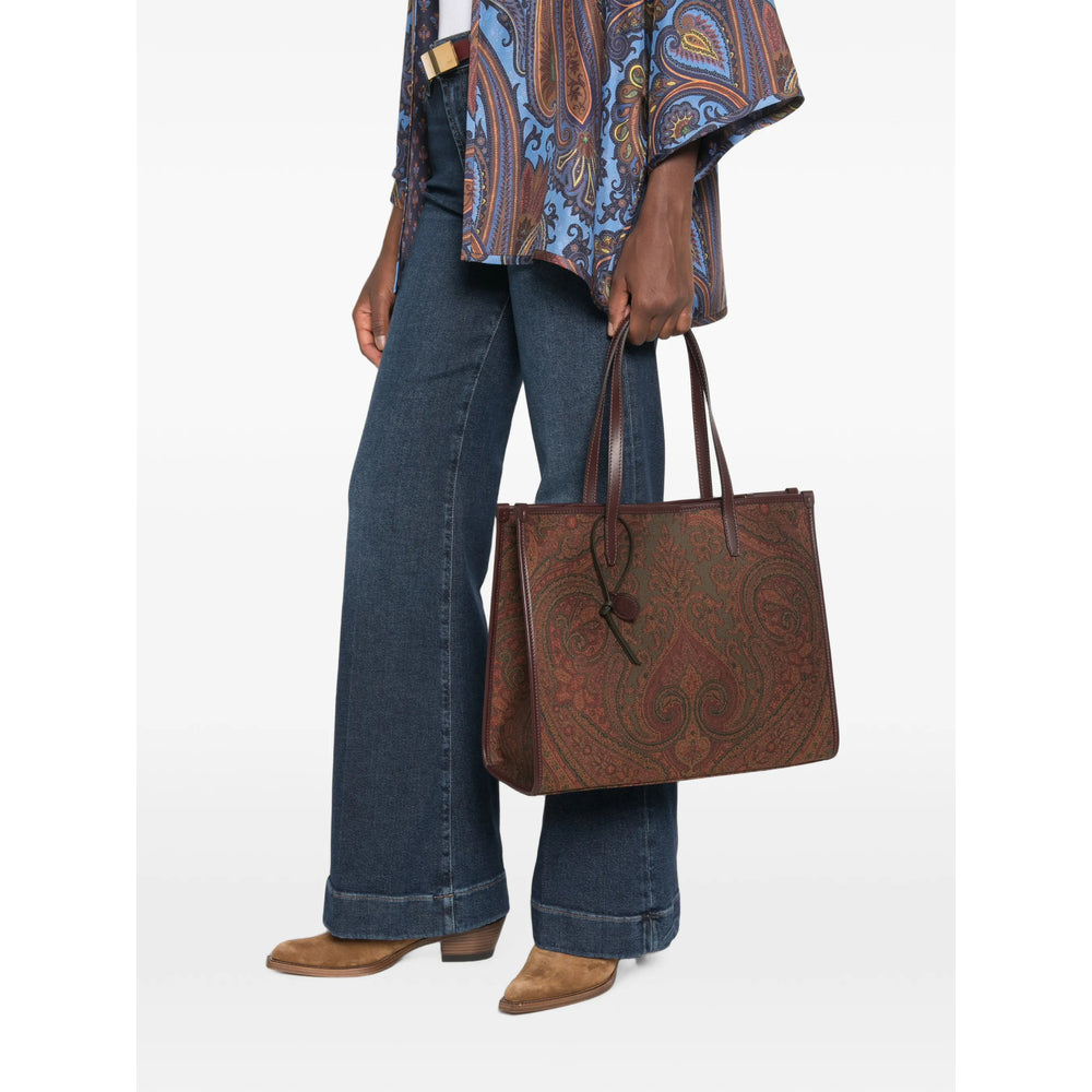 Etro Brown Tote Bags Women ETRO