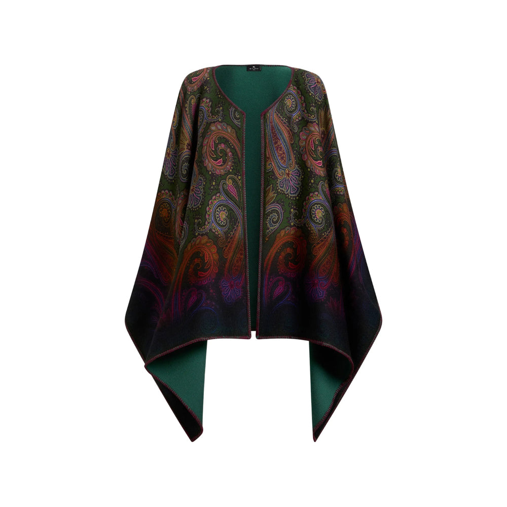 Etro Green Coats - Capes Women ETRO