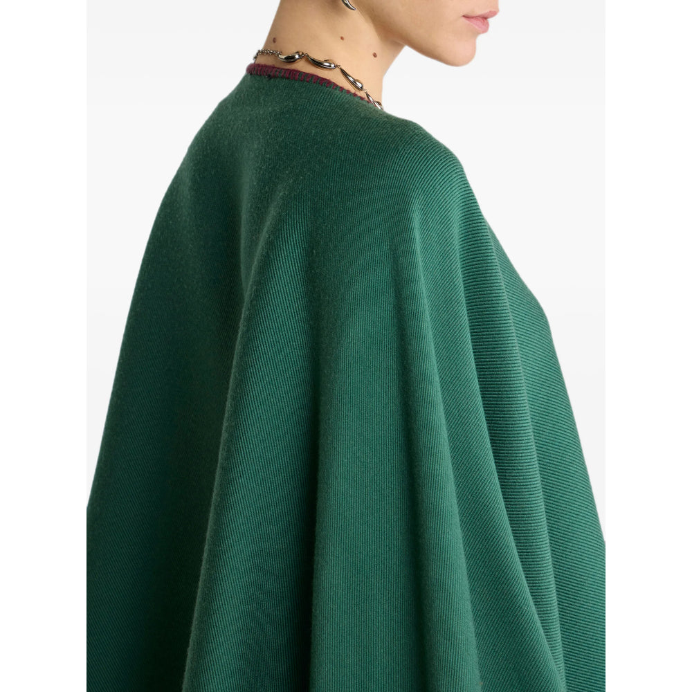Etro Green Coats - Capes Women ETRO
