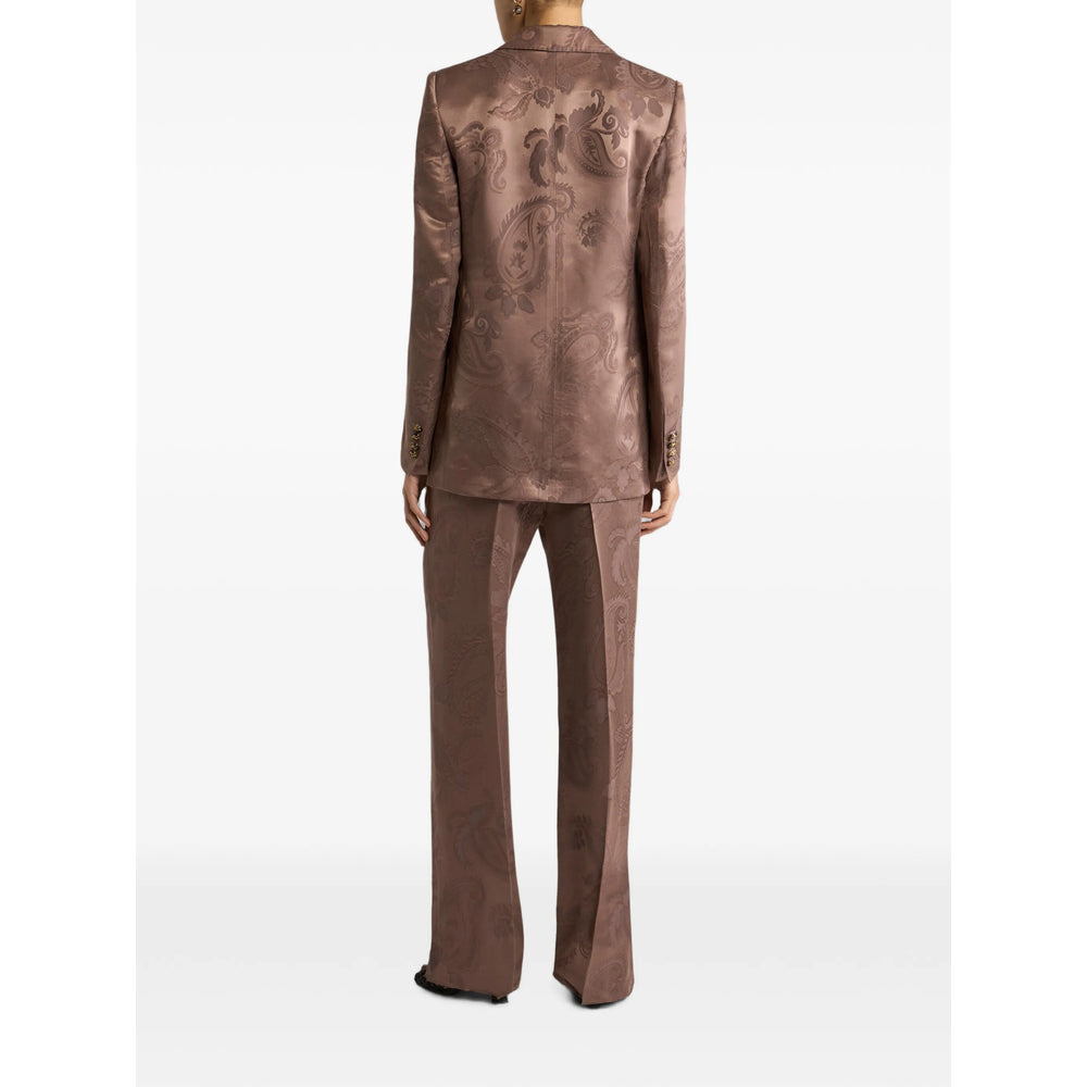 Etro Brown Jackets - Blazers Women ETRO