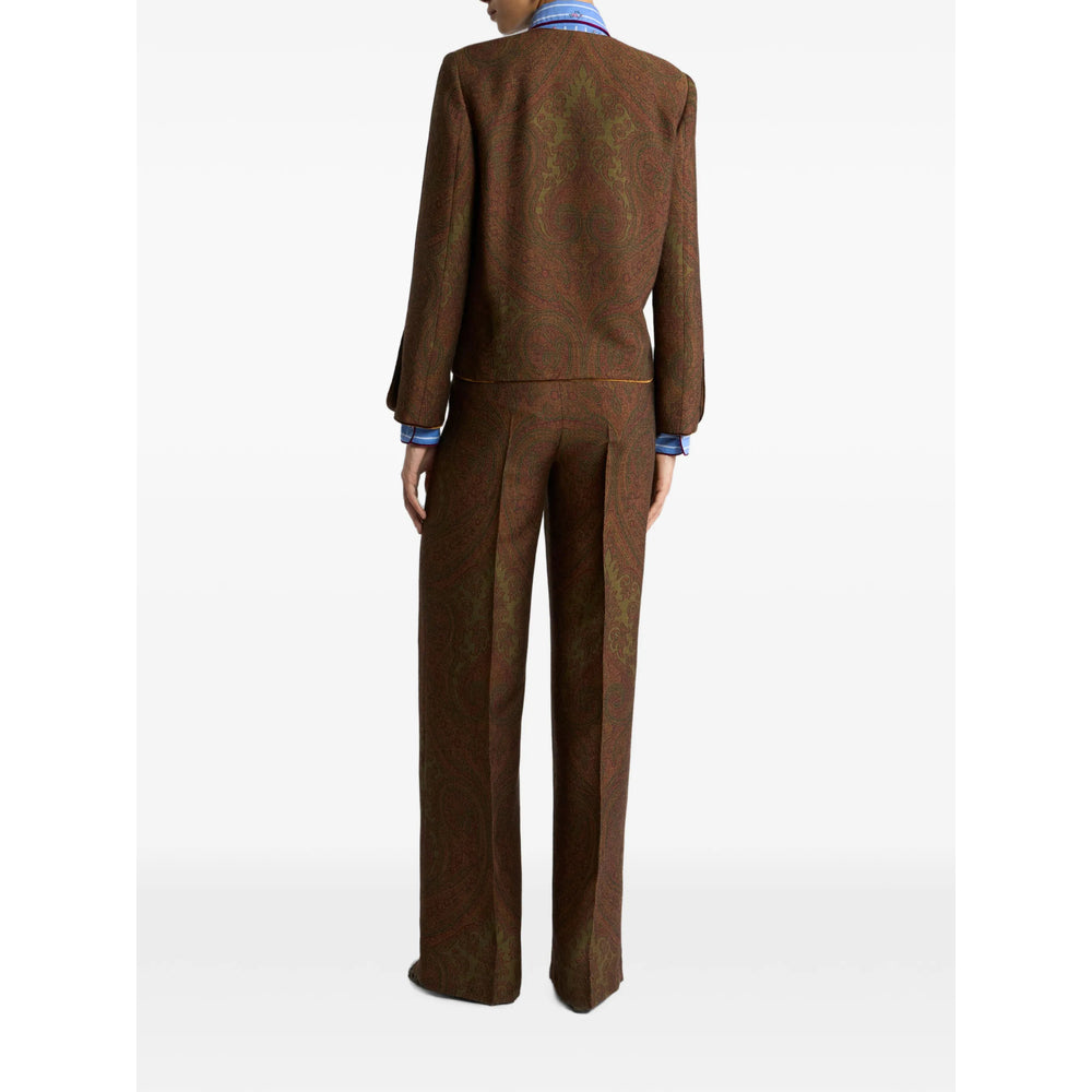 Etro Brown Jackets - Fitted Jackets Women ETRO