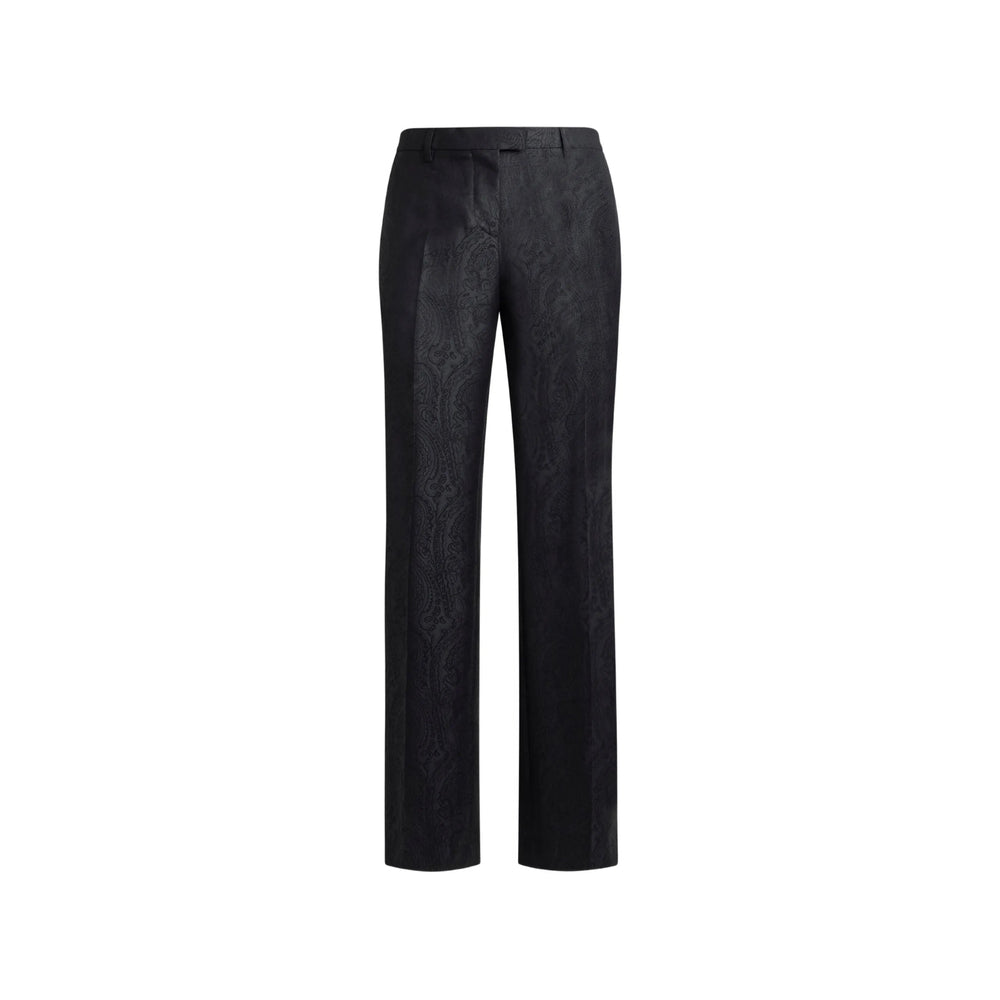 Etro Black Trousers - Tailored Trousers Women ETRO