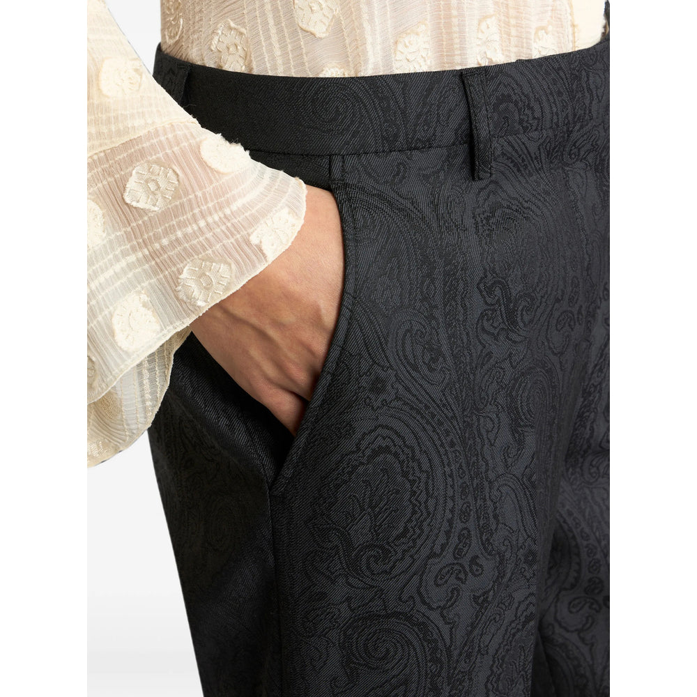 Etro Black Trousers - Tailored Trousers Women ETRO