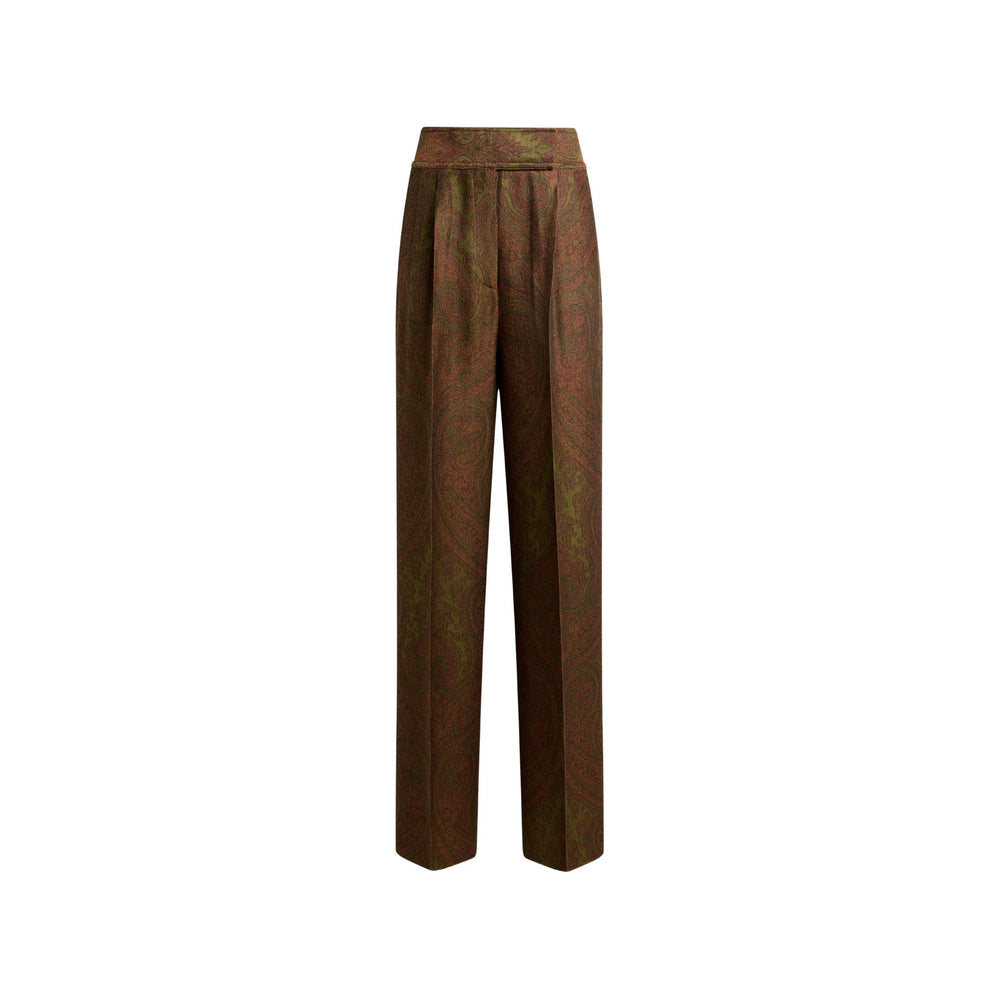Etro Brown Trousers - Tailored Trousers Women ETRO