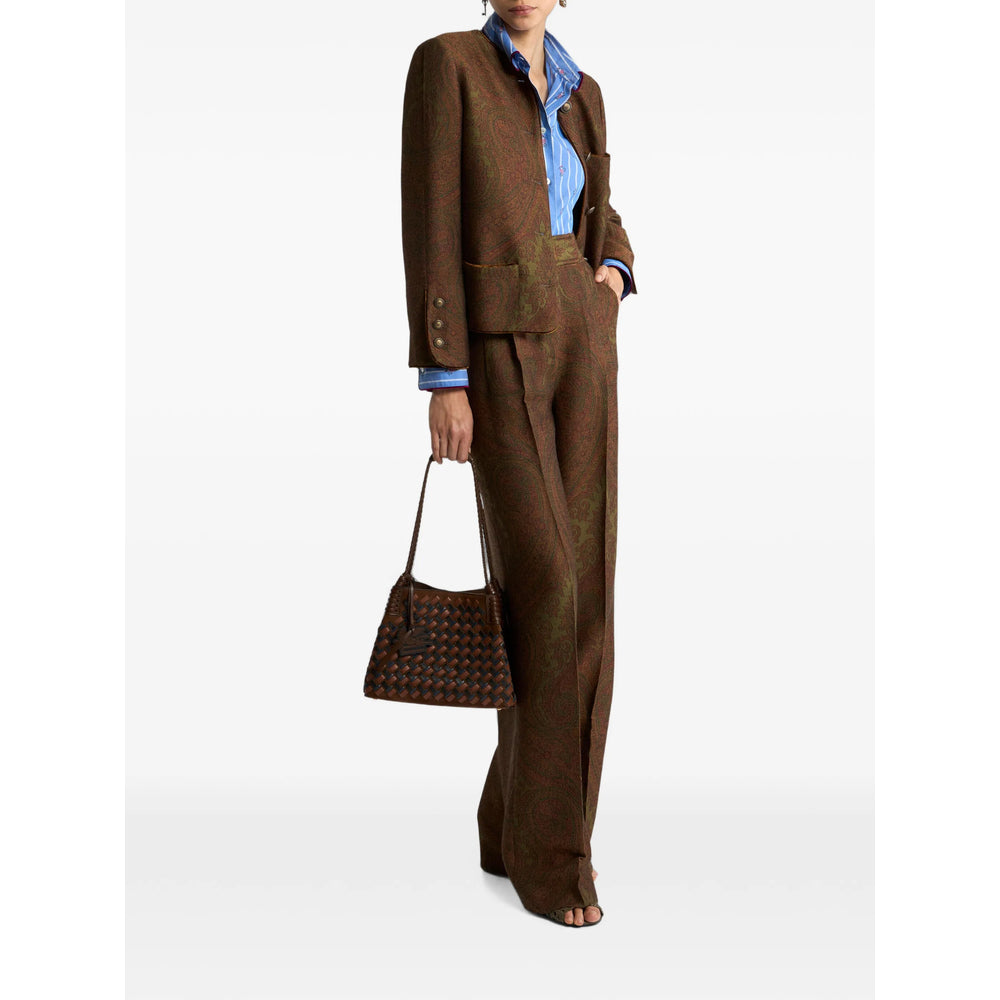 Etro Brown Trousers - Tailored Trousers Women ETRO