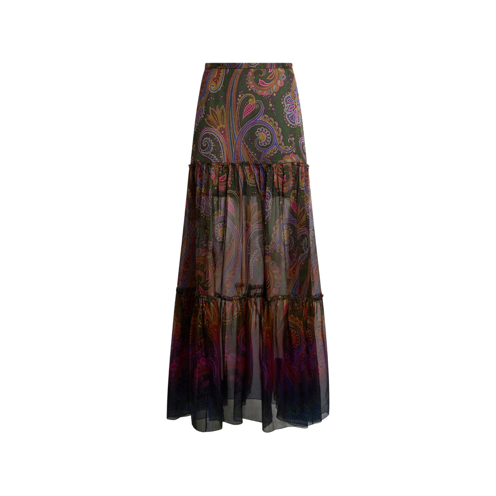 Etro Green Skirts - Full Skirts Women ETRO