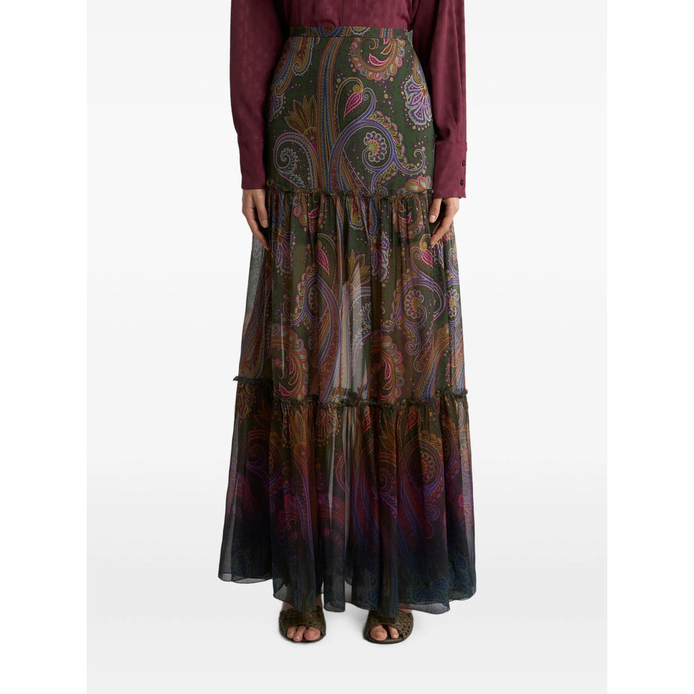Etro Green Skirts - Full Skirts Women ETRO