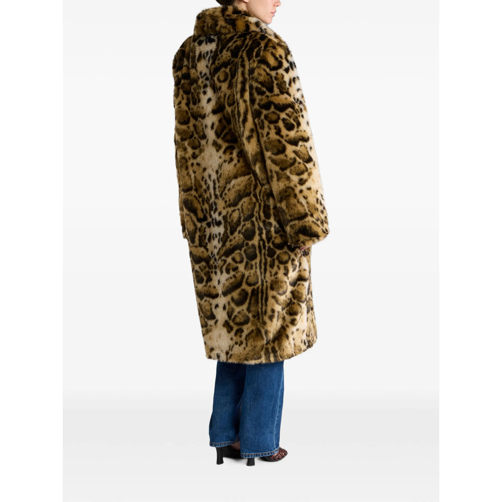 Etro Neutrals Coats - Faux Fur Coats Women ETRO