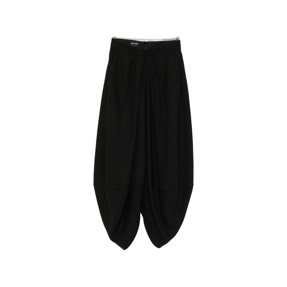 Giorgio Armani Black Skirts - Asymmetric & Draped Skirts Women GIORGIO ARMANI